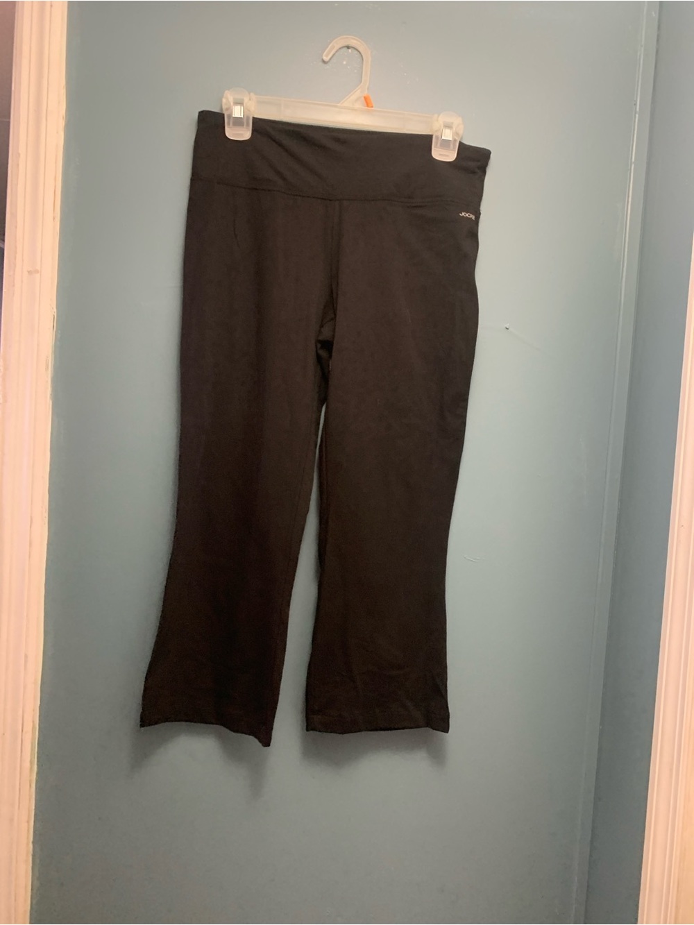 Jockey Black Cropped Yoga Leggings